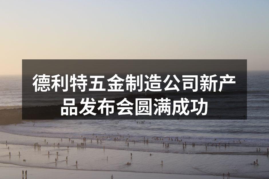 德利特新产品发布会现场